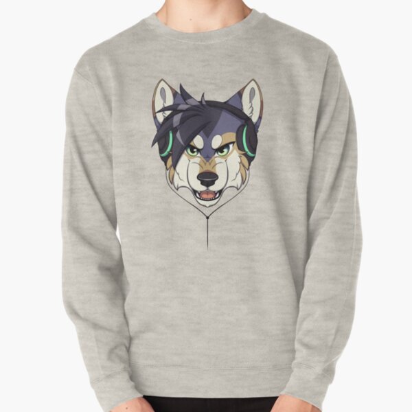 Headphone Wolf Pullover Sweatshirt