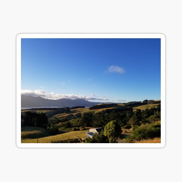 A Pleasant Walk Along HighCliff Road Sticker
