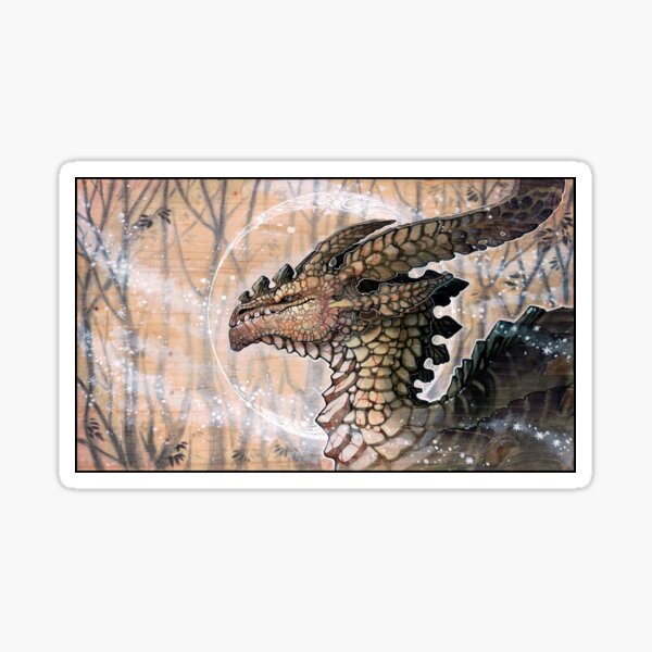 winter dragon Sticker