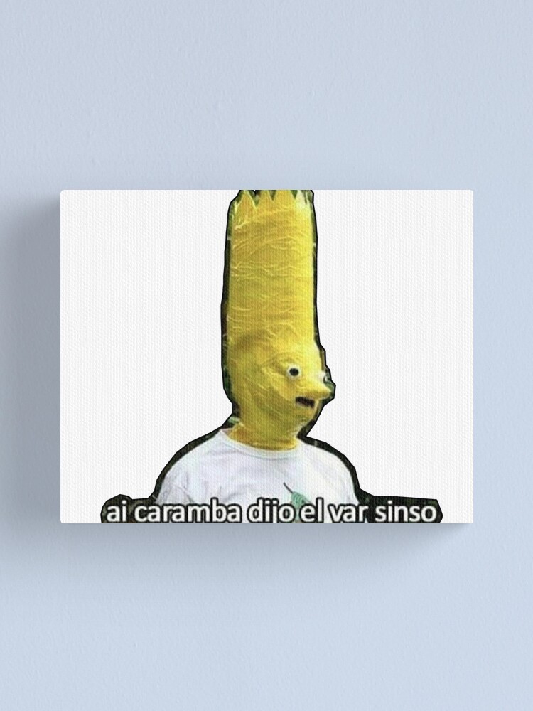 Ai Caramba Said The Var Sinso Canvas Print By Heinez Redbubble