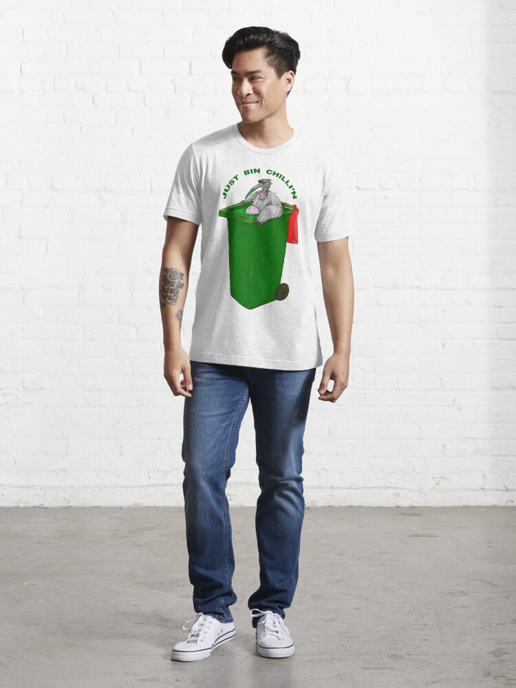 “Just Bin Chillin " T-shirt for Sale by LukeRosenberg | Redbubble | bin