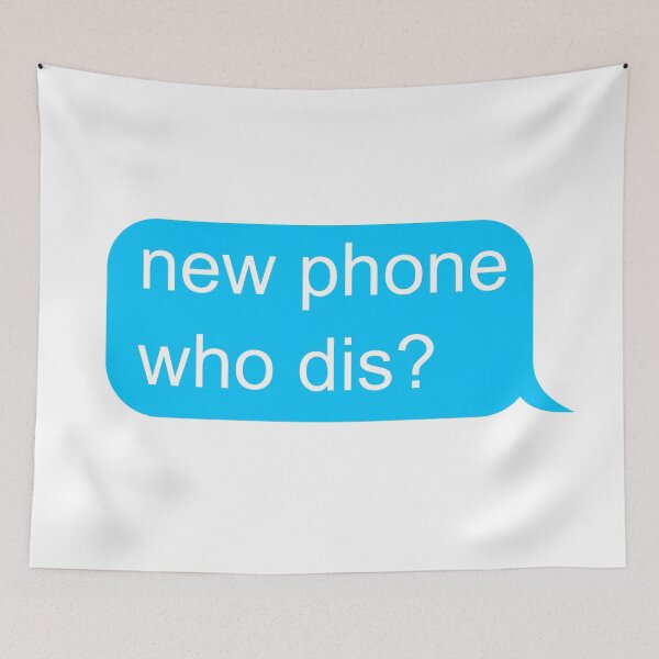 Item preview, New Phone who dis? designed and sold by game2genesis.