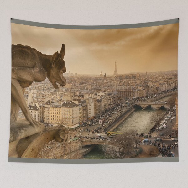 Item preview, Notre-Dame Cathedral Gargoyle  designed and sold by FantasySkyArt.