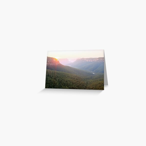 Govetts Leap, Blue Mountains, Australia Greeting Card