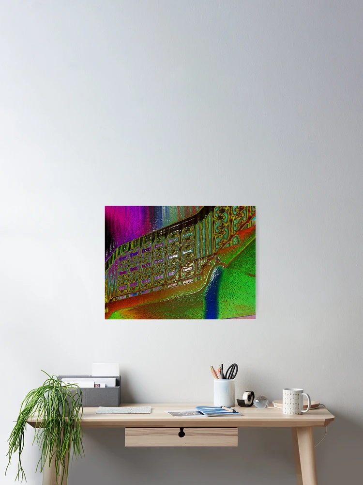 Thumbnail 2 of 3, Poster, Textured Railing designed and sold by Virginia Daniels.
