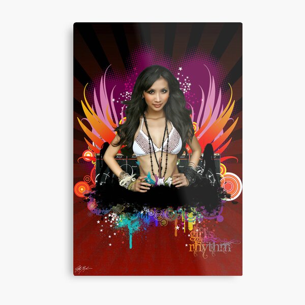 The Girl's Got Rhythm Metal Print