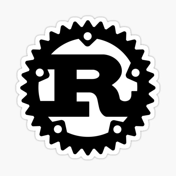 RUST logo Sticker