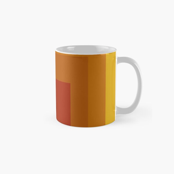 Block Colors - Yellow Orange Red Classic Mug