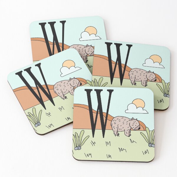 Item preview, W de wombat designed and sold by silviaromo.