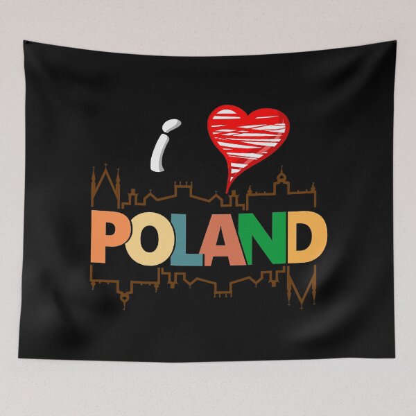 Artikelvorschau, i love polska Polen Geschenk entworfen und verkauft von alwe-designs.