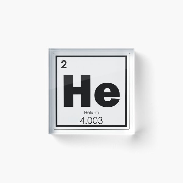 Artikel-Vorschau von Helium chemisches Element, designt und verkauft von tony4urban.