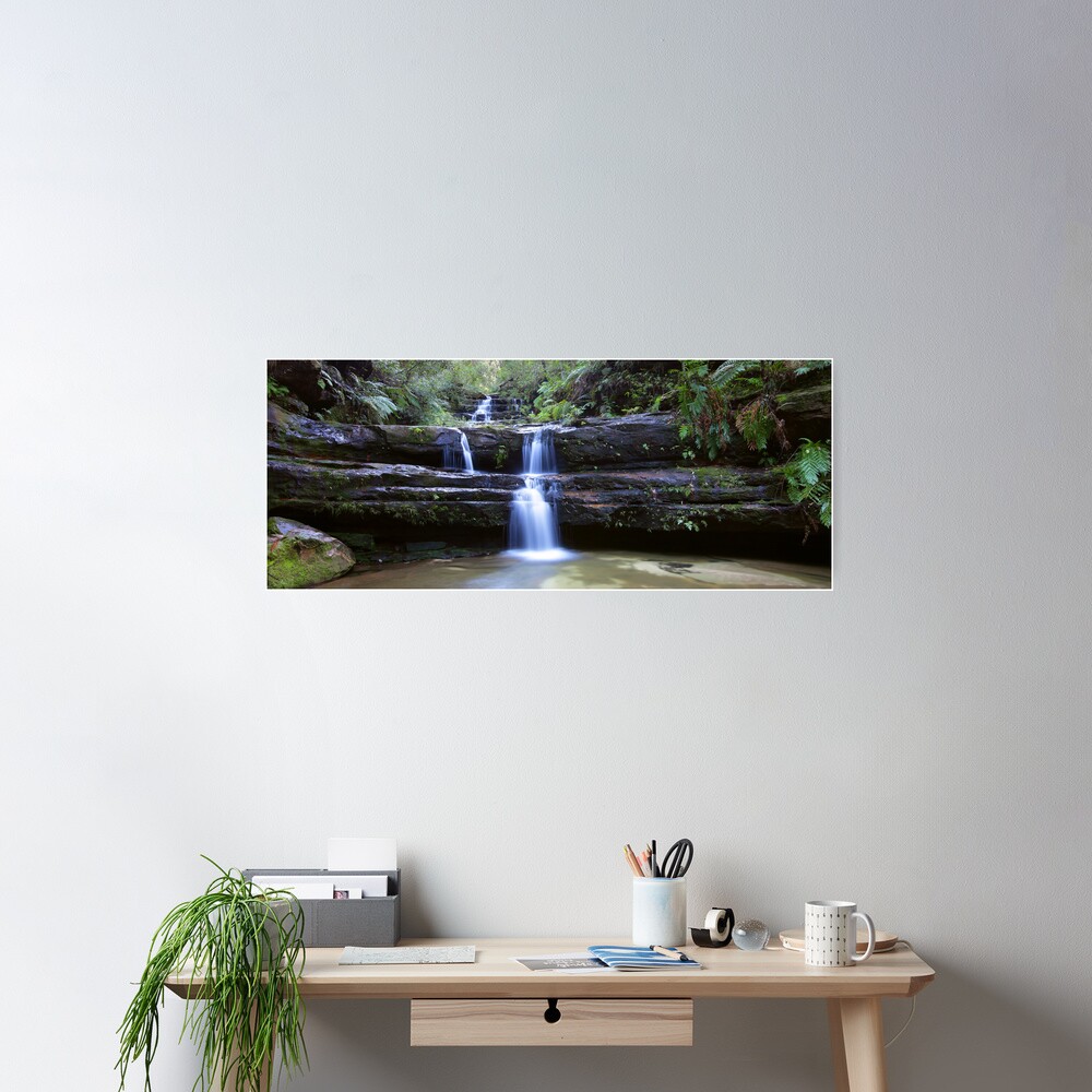 Terrance Falls, Blue Mountains, Australia Poster