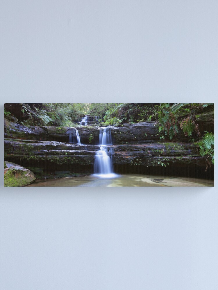 Alternate view of Terrance Falls, Blue Mountains, Australia Canvas Print