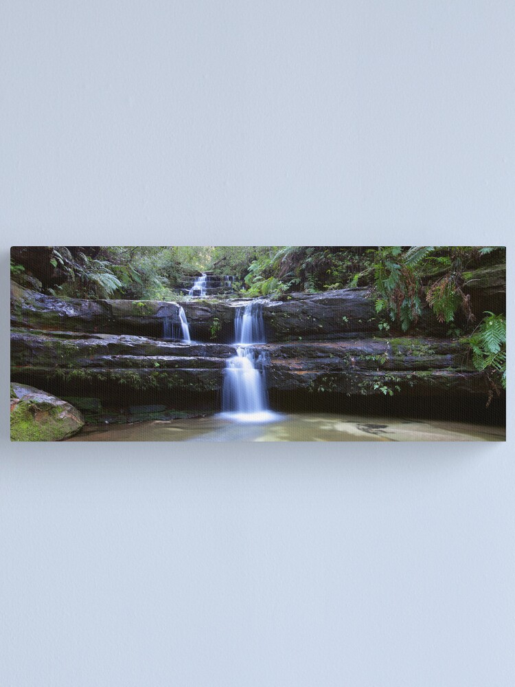 Alternate view of Terrance Falls, Blue Mountains, Australia Canvas Print