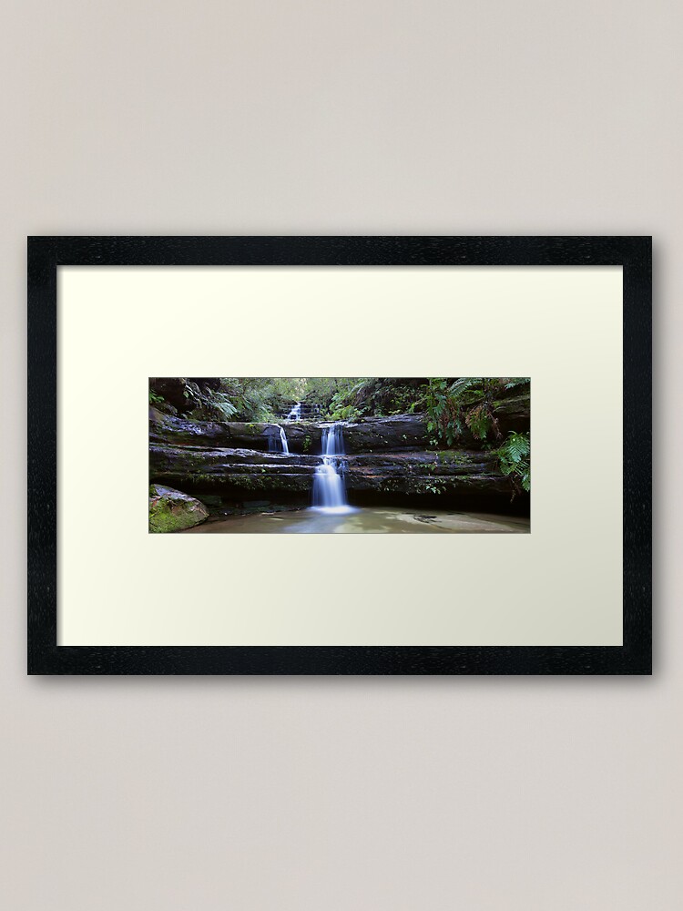 Alternate view of Terrance Falls, Blue Mountains, Australia Framed Art Print