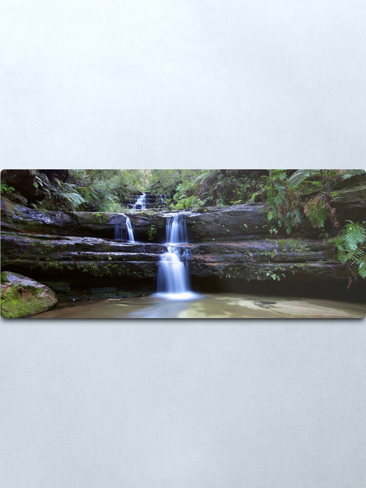 Alternate view of Terrance Falls, Blue Mountains, Australia Metal Print