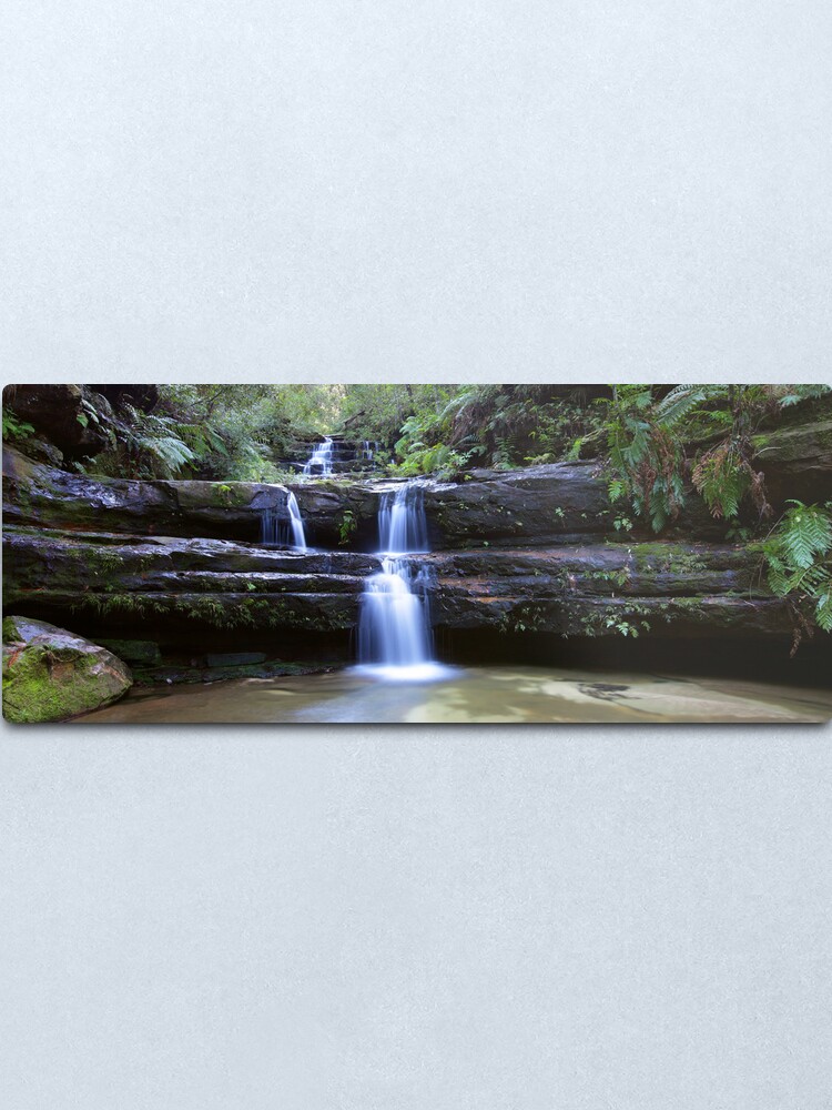 Alternate view of Terrance Falls, Blue Mountains, Australia Metal Print