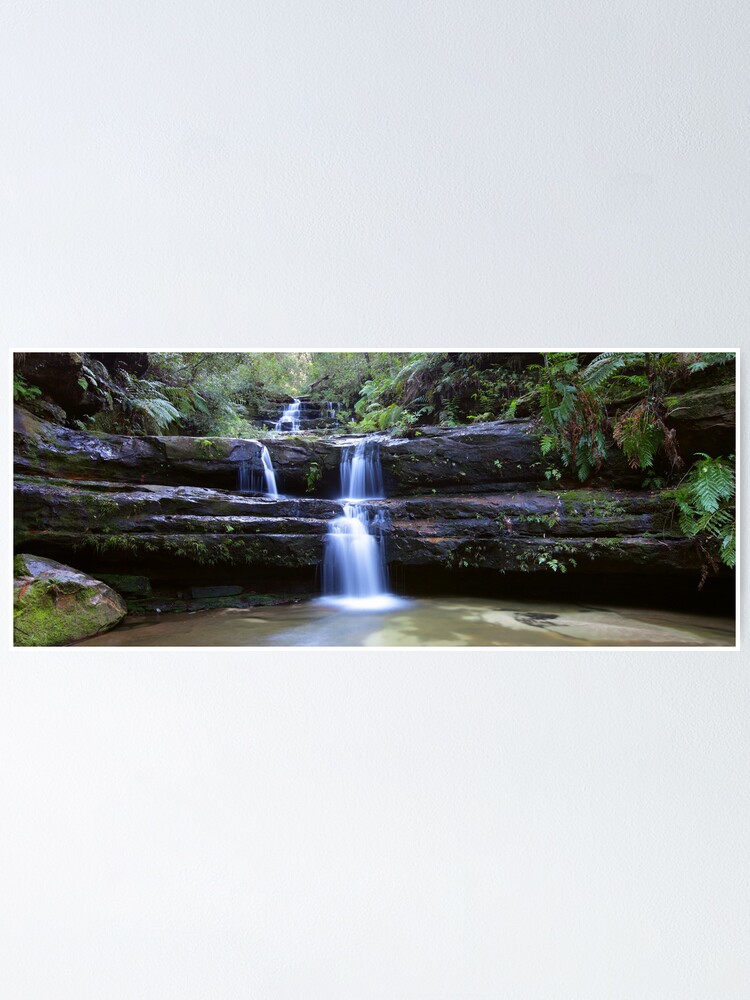 Alternate view of Terrance Falls, Blue Mountains, Australia Poster