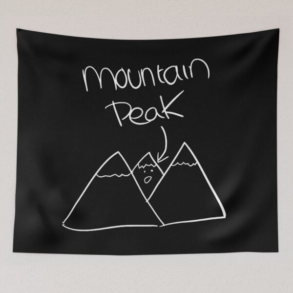 Item preview, Mountain peak funny hiking tee design designed and sold by Kam-designs.