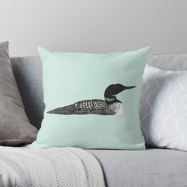Common Loon Throw Pillow