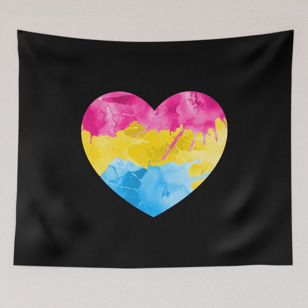 Item preview, Pansexual Heart product LGBTQ Pride Gift Idea designed and sold by phoxydesign.