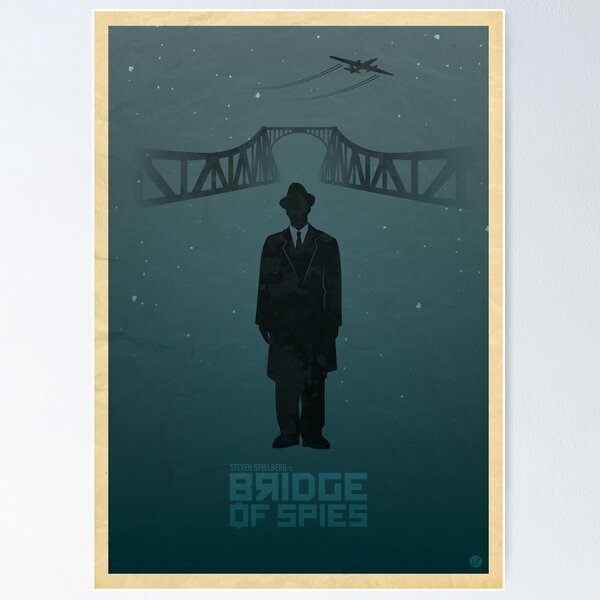 Steven Spelberg's BRIDGE OF SPIES (blue version) Poster