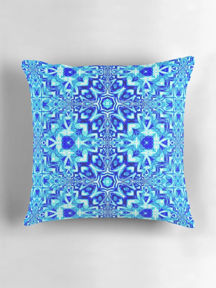 Thumbnail 3 of 4, Pillow, Aztec Icicles designed and sold by RJBPhotoDesign.