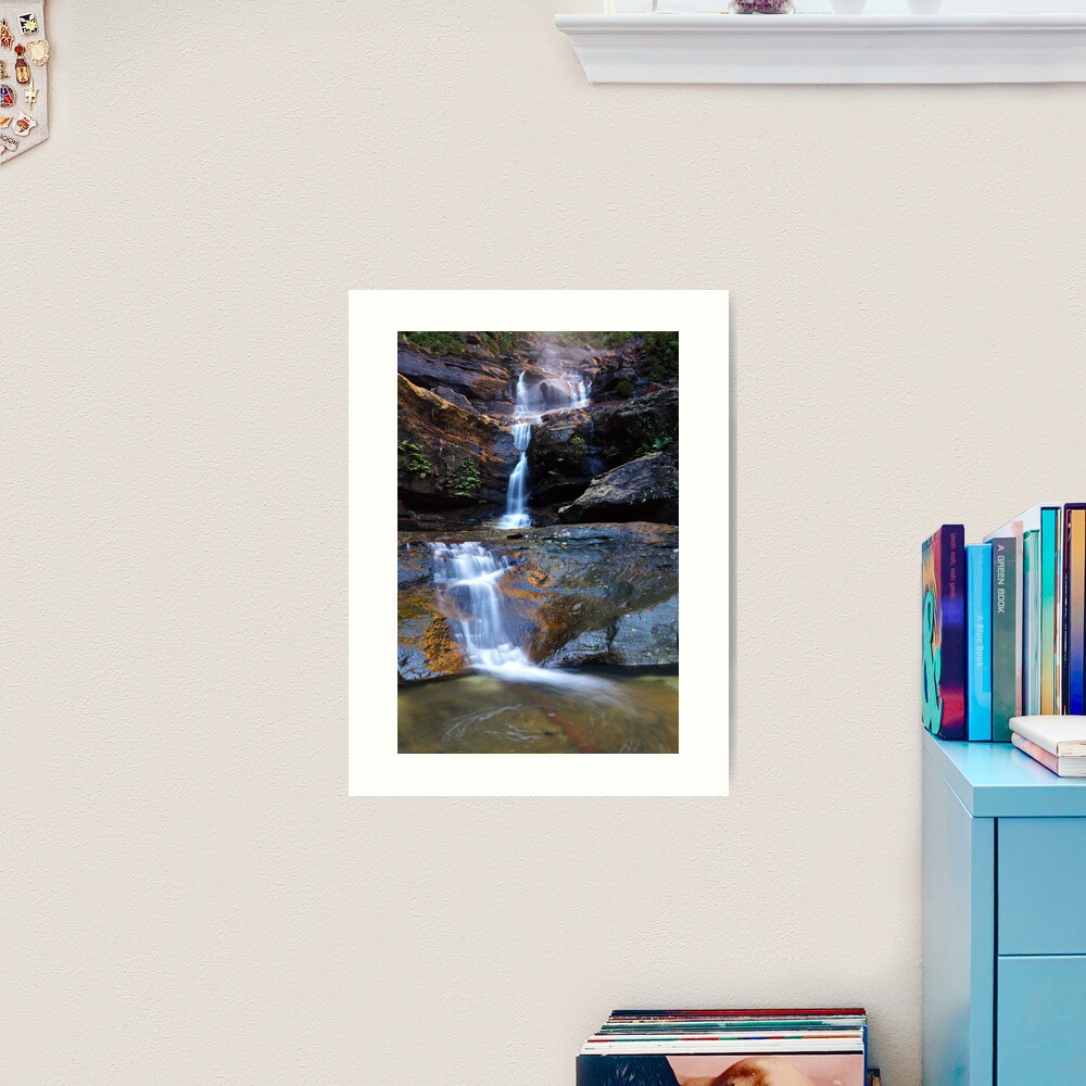 Upper Wentworth Falls, Blue Mountains, Australia Art Print