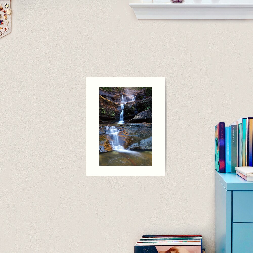 Upper Wentworth Falls, Blue Mountains, Australia Art Print