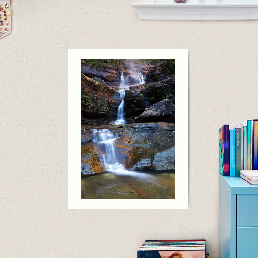 Upper Wentworth Falls, Blue Mountains, Australia Art Print