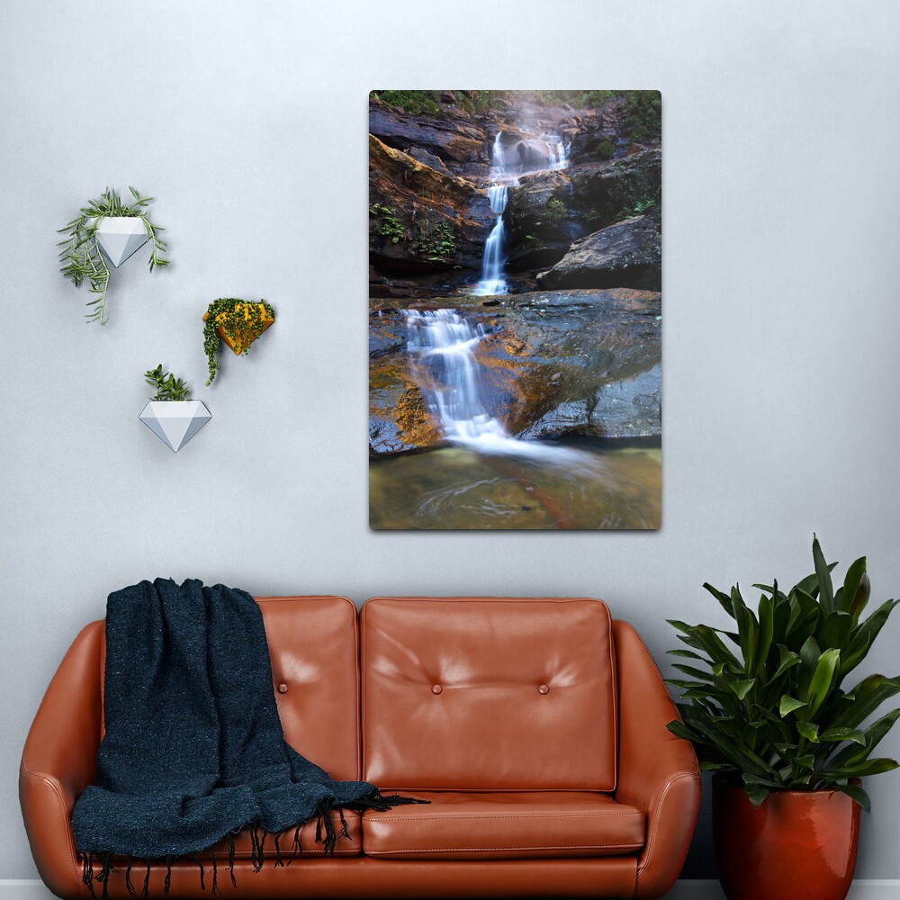 Upper Wentworth Falls, Blue Mountains, Australia Metal Print