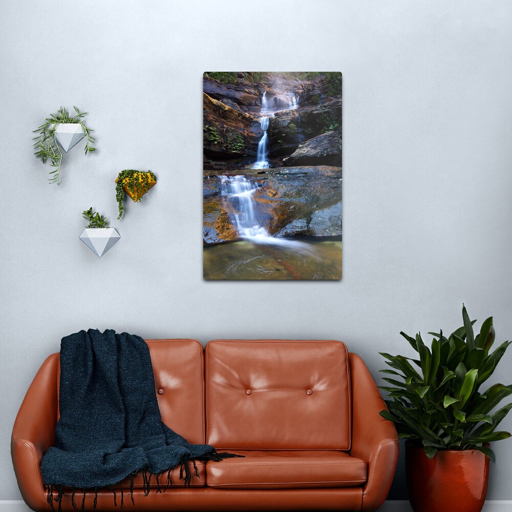 Upper Wentworth Falls, Blue Mountains, Australia Metal Print