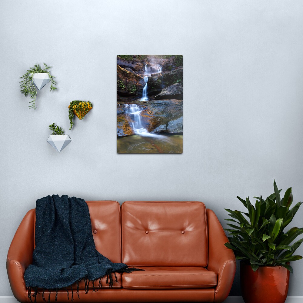Upper Wentworth Falls, Blue Mountains, Australia Metal Print
