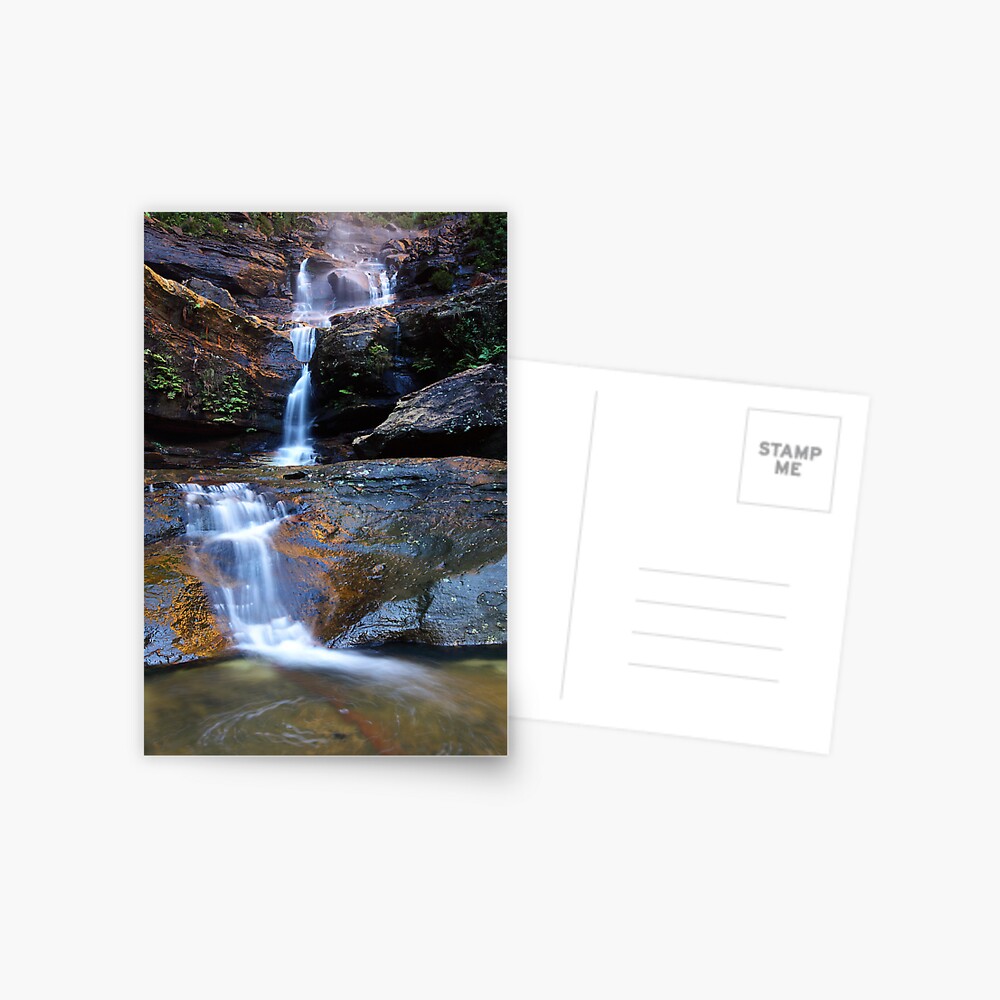Upper Wentworth Falls, Blue Mountains, Australia Postcard