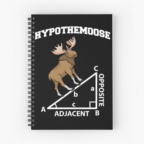 Item preview, HYPOTHEMOOSE Math Mathematics Adjacent hypotenuse designed and sold by Moonpie90.