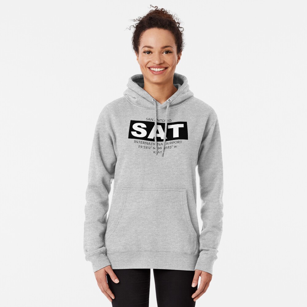 San Antonio International Airport SAT Pullover Hoodie