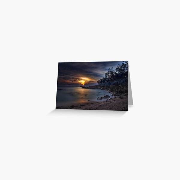 Coles Bay Sunset Greeting Card