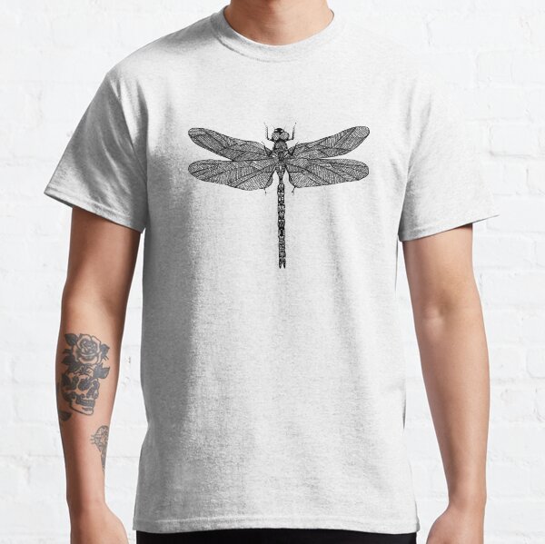 Large Dragonfly Print Classic T-Shirt