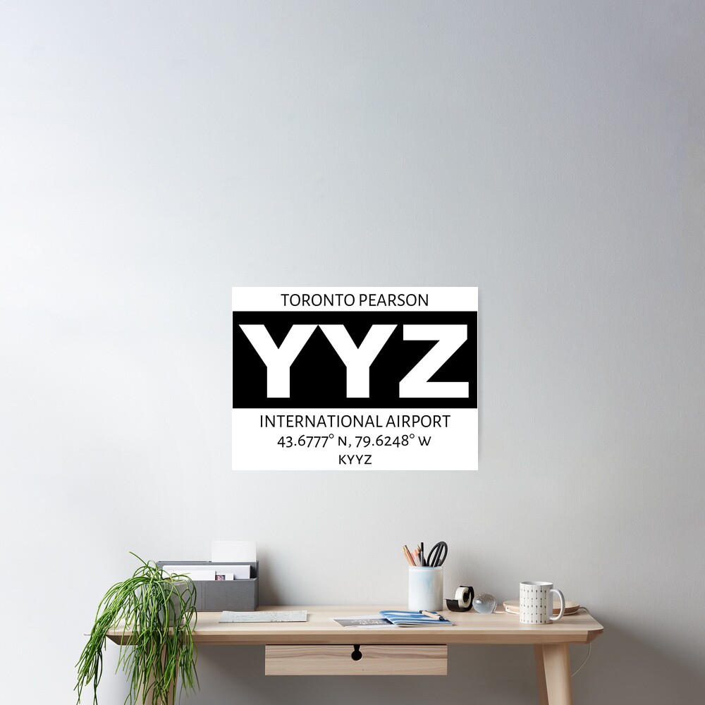 Toronto Pearson International Airport YYZ Poster
