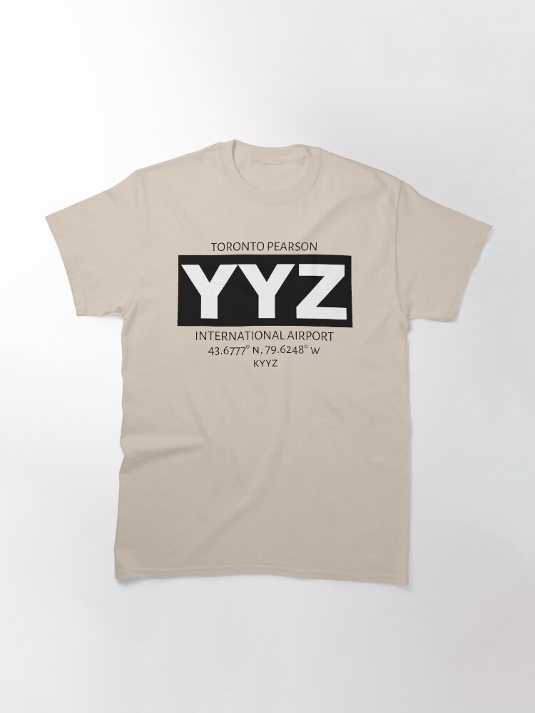 Alternate view of Toronto Pearson International Airport YYZ Classic T-Shirt