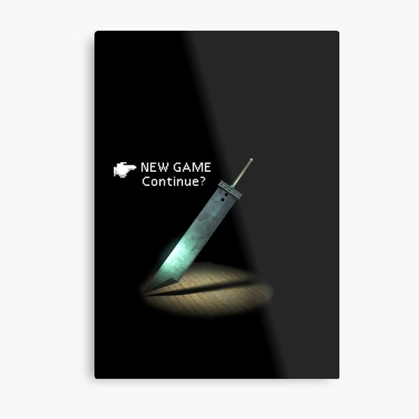 Item preview, FF7 menu new game designed and sold by RedXIV.