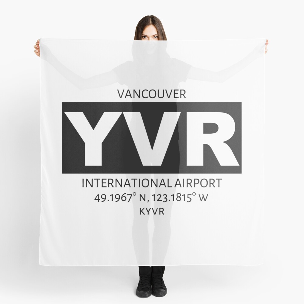 Vancouver International Airport YVR Scarf