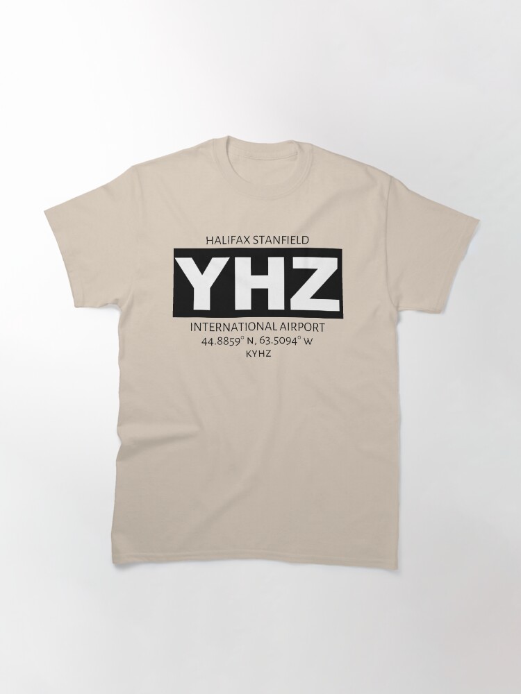 Alternate view of Halifax Stanfield International Airport YHZ Classic T-Shirt