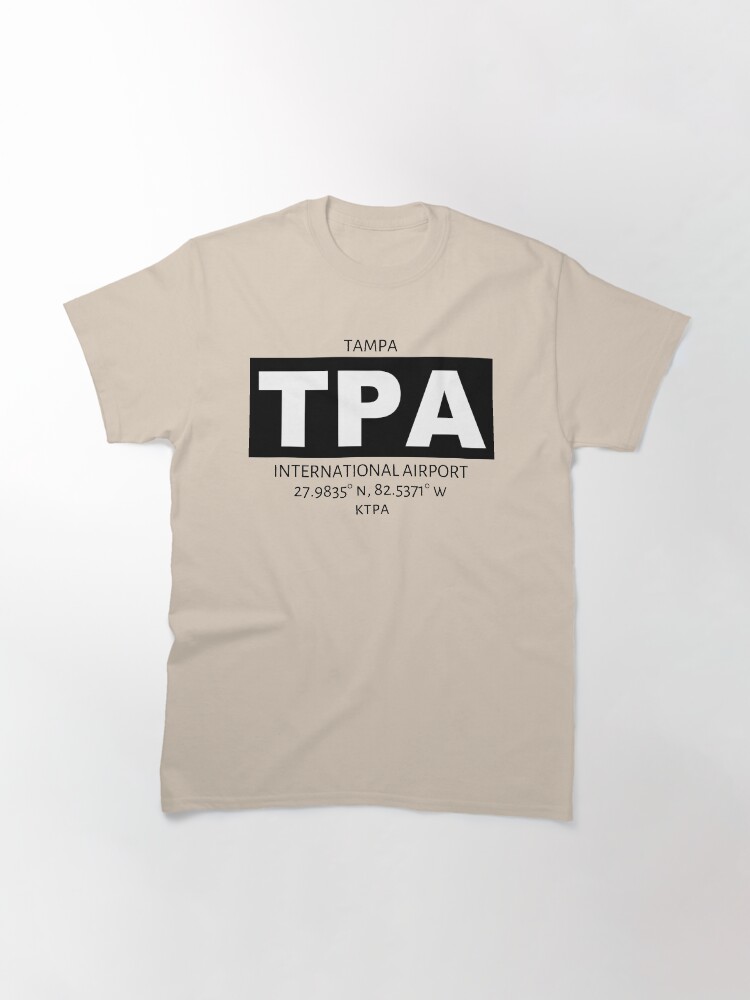 Alternate view of Tampa International Airport TPA Classic T-Shirt