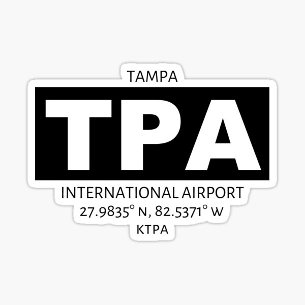 Tampa International Airport TPA Sticker