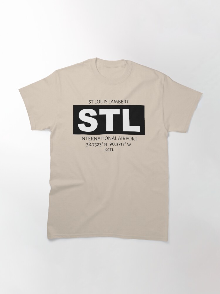 Thumbnail 2 of 7, Classic T-Shirt, St Louis Lambert International Airport STL designed and sold by AvGeekCentral.