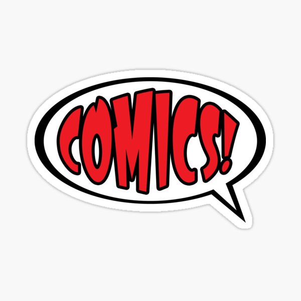 COMICS! Sticker
