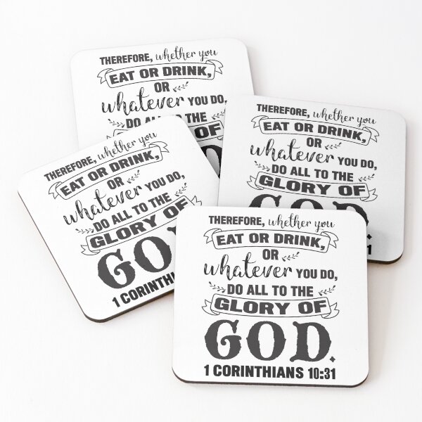 Item preview, 1 Corinthians 10:31 Do All To The Glory Of God designed and sold by plushism.