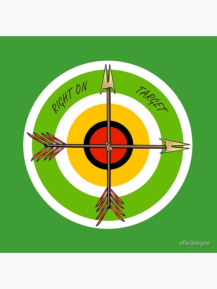 Arrows Right on Target by elledeegee