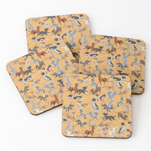 Item preview, Hound and About Orange designed and sold by Elspeth Rose Design.